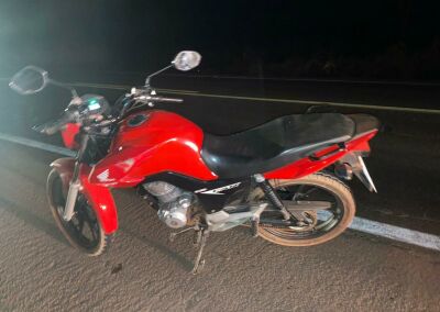 Imagem da notícia PM prende homem em flagrante por furto de motocicleta em Coxim